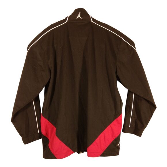Jordan track top shirt mens XL Xlarge black full zip mock neck long sleeve - Picture 2 of 11
